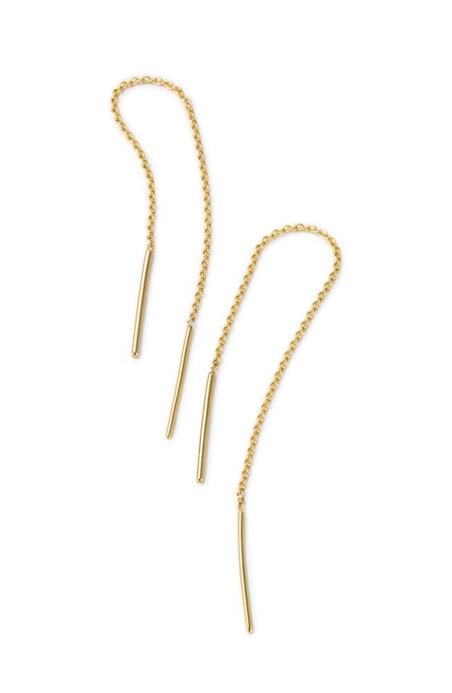 Ana Luisa Gold Threader Earrings - Gold Threaders Cover