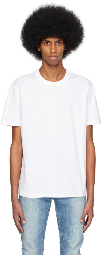 RTA White Crewneck T-Shirt Cover