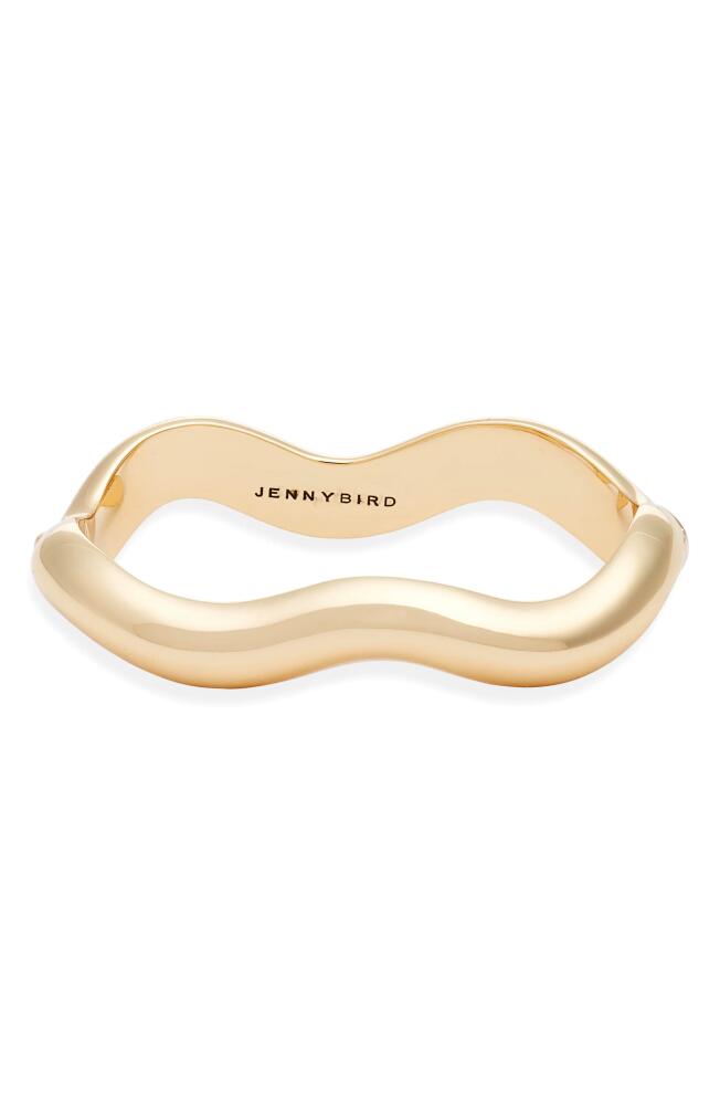 Jenny Bird Ola Bangle Bracelet in High Polish Gold Cover