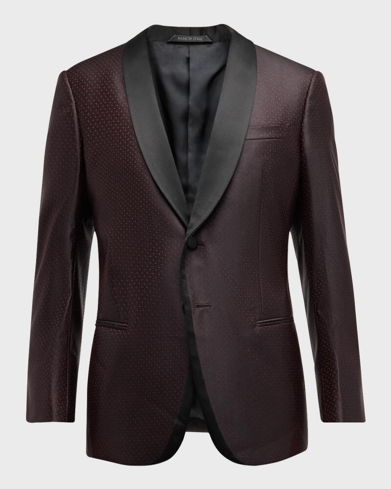 Giorgio Armani Men's Crushed Texture Jacquard Dinner Jacket Cover