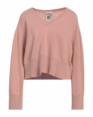 Semicouture Woman Sweater Pink Virgin Wool, Cashmere Cover