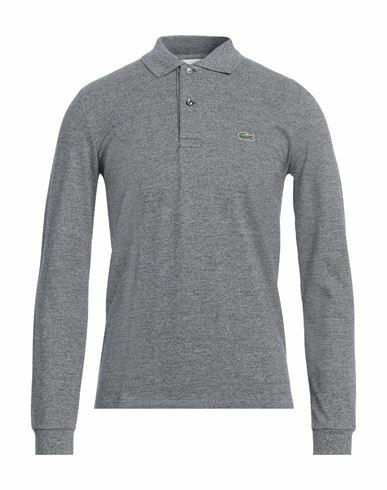 Lacoste Man Polo shirt Grey Cotton Cover