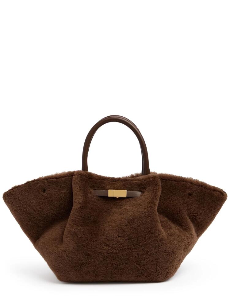 DEMELLIER Midi New York Shearling Tote Bag Cover