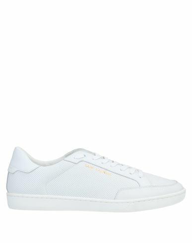 Saint Laurent Man Sneakers White Soft Leather Cover