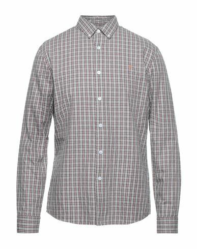 Farah Man Shirt Light grey Organic cotton Cover