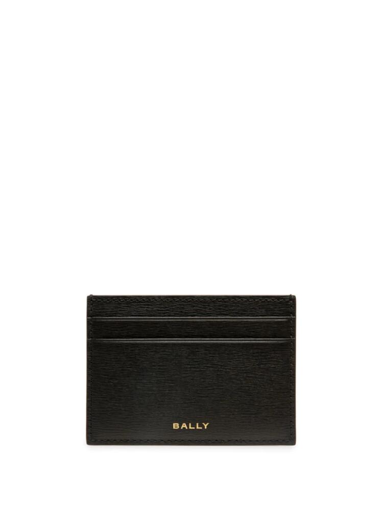 Bally graphic-print leather cardholder - Black Cover