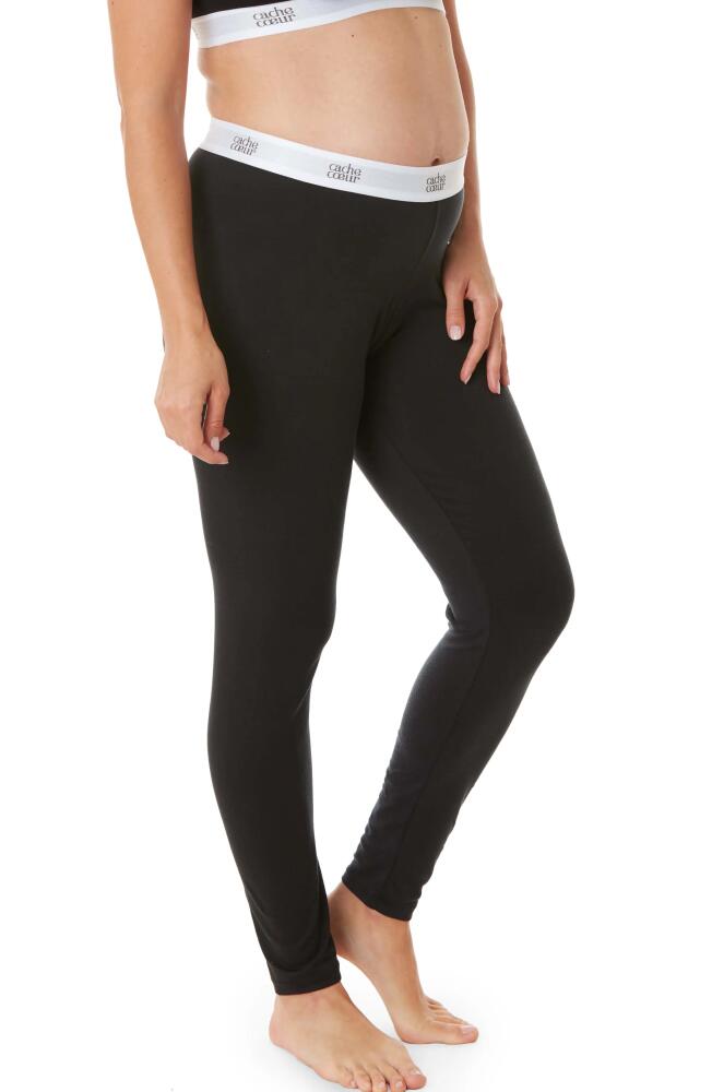 Cache Coeur Life Maternity Leggings in Black Cover