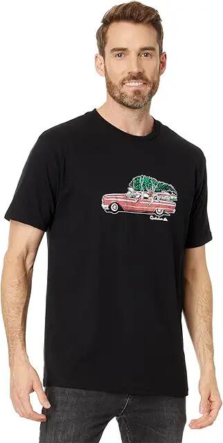 Quiksilver Holidaaayz Short Sleeve Tee (Black) Men's Clothing Cover