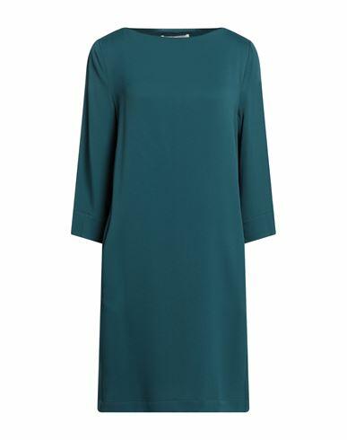 Liviana Conti Woman Mini dress Deep jade Viscose, Acetate Cover