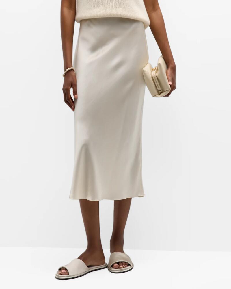 Sablyn Miranda Silk Midi Skirt Cover