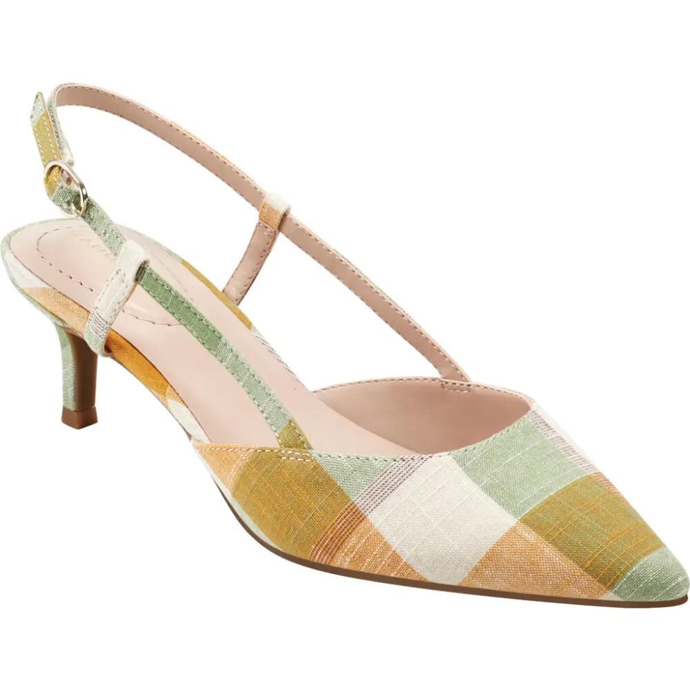 Bandolino Movito Kitten Heel Slingback Pump in Light Green Cover