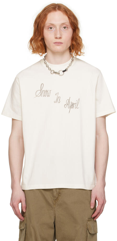 OUR LEGACY Off-White Box T-Shirt Cover