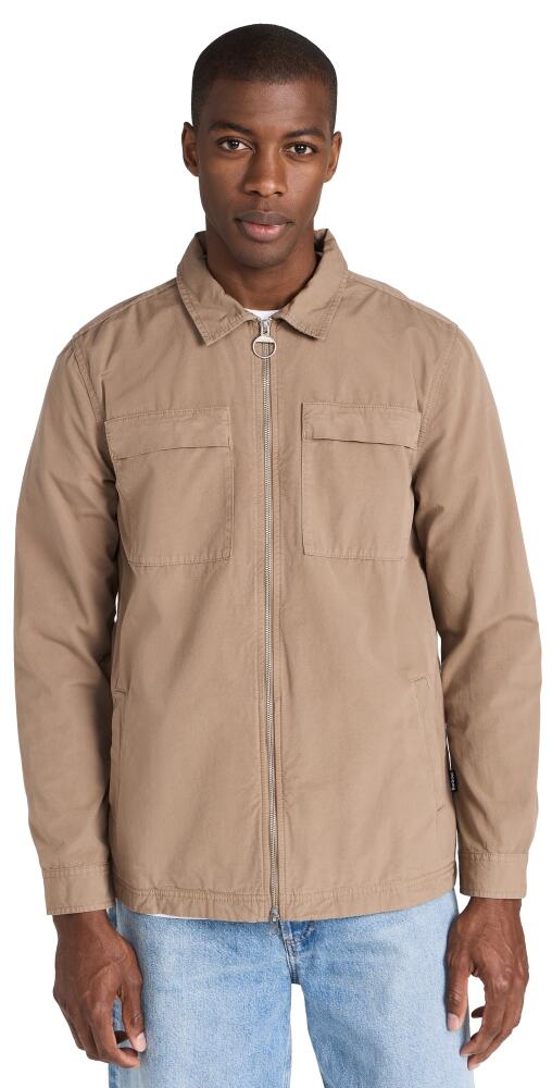 Barbour Glendale Overshirt Military Brown Cover