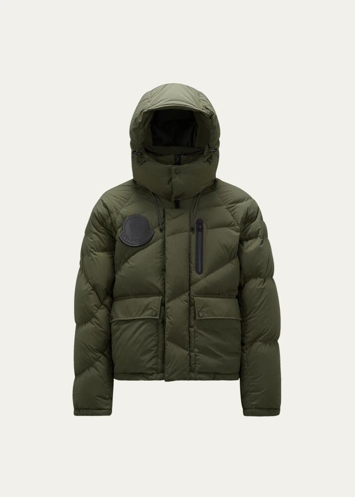 Moncler Genius Moncler x Pharrell Williams Men's Nylon Chestnut Puffer Coat Cover