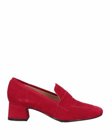 Unisa Woman Loafers Brick red Leather Cover