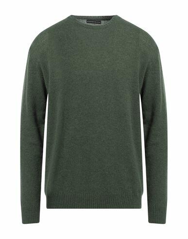 Alessandro Dell'acqua Man Sweater Green Wool, Nylon Cover