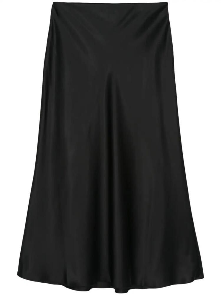 Nanushka satin midi skirt - Black Cover