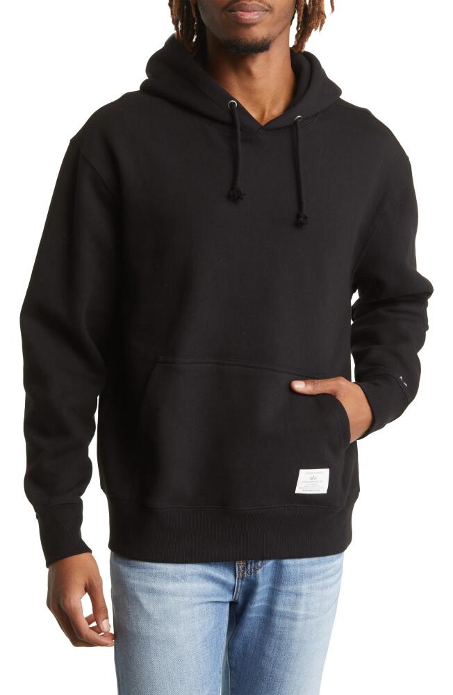 Alpha Industries Essential Hoodie Sweatshirt in Black Cover