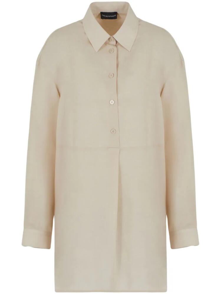 Emporio Armani button-front blouse - Neutrals Cover