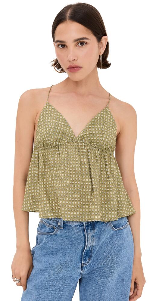 FAITHFULL THE BRAND Emalee Top Oleander Floral/Khaki Cover