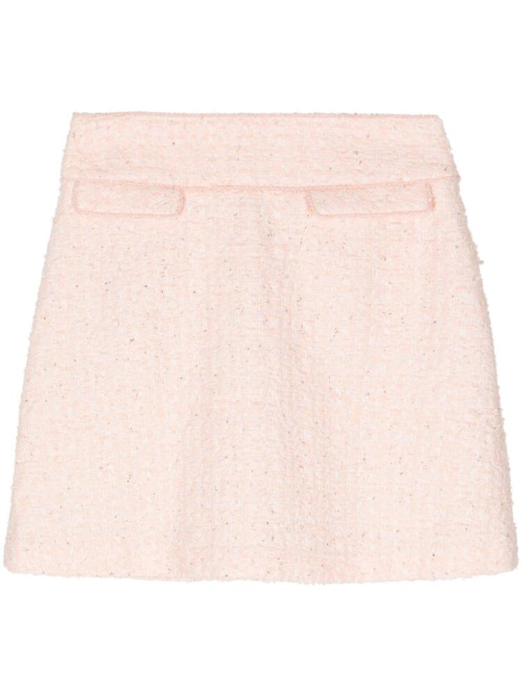 SHIATZY CHEN tweed A-line miniskirt - Pink Cover