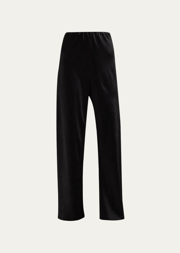 Vince Fluid Bias-Cut Crushed Satin Pants Cover