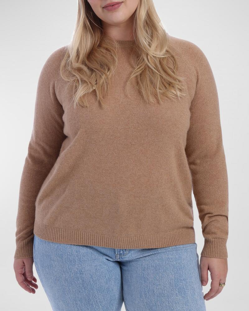 Minnie Rose Plus Size Cashmere Crewneck Sweater Cover