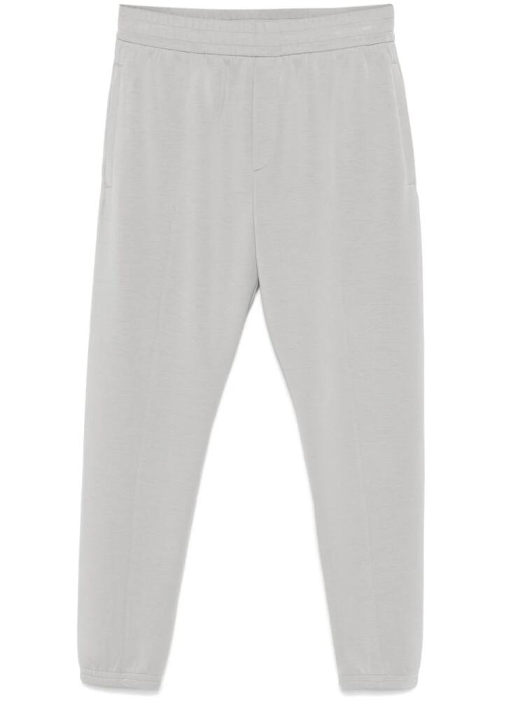 Emporio Armani scuba jersey track pants - Grey Cover