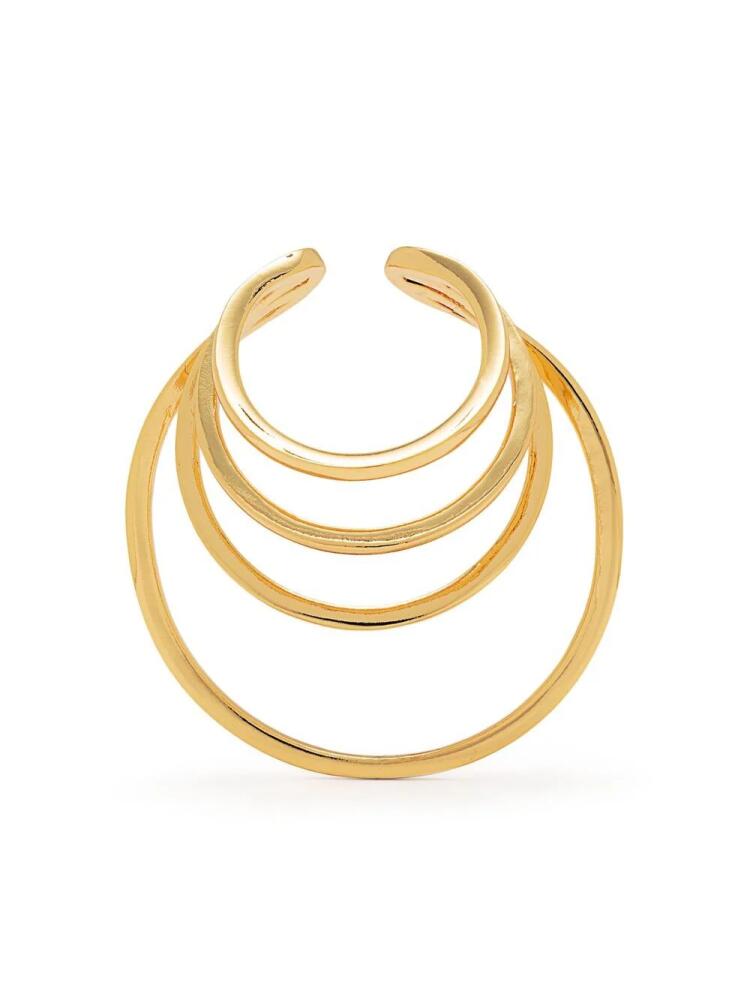 Federica Tosi multiple hoop ear cuff - Gold Cover