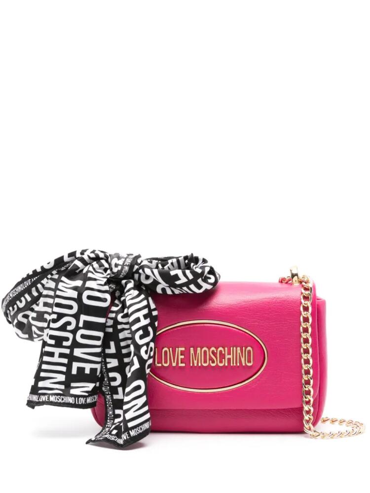 Love Moschino logo-lettering tote bag - Pink Cover