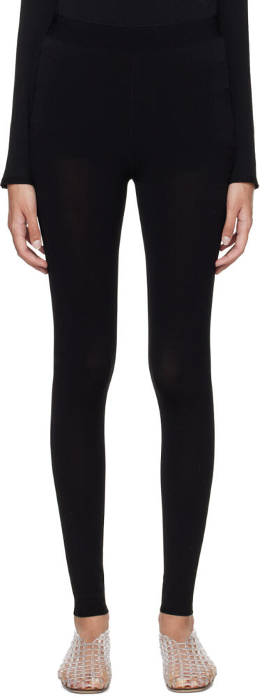 The Row Black Clizia Leggings Cover