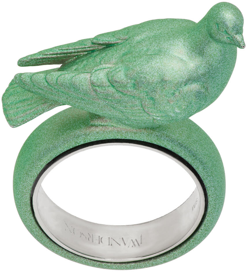 JW Anderson Green Pigeon Ring Cover