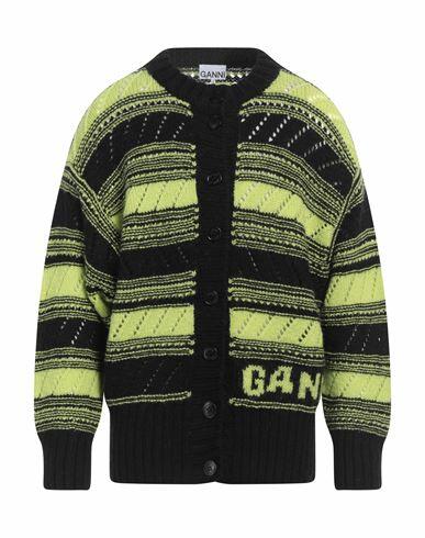 Ganni Man Cardigan Black Organic wool Cover