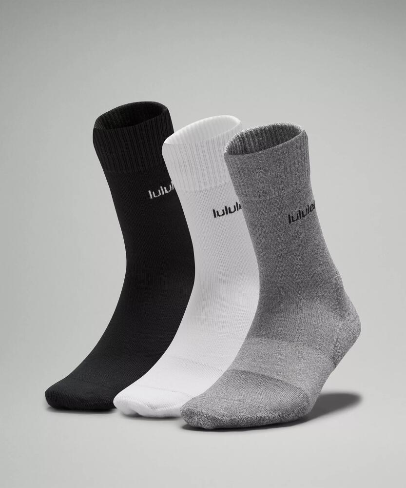 lululemon Daily Stride Comfort Crew Socks 3 Pack Cover