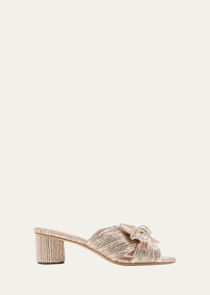 Loeffler Randall Emilia Pleated Knot Slide Sandals Cover