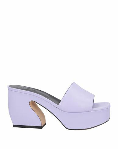 Si Rossi By Sergio Rossi Woman Sandals Lilac Leather Cover