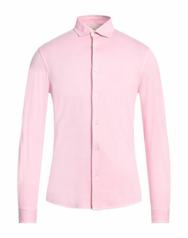 Filippo De Laurentiis Man Shirt Pink Cotton Cover