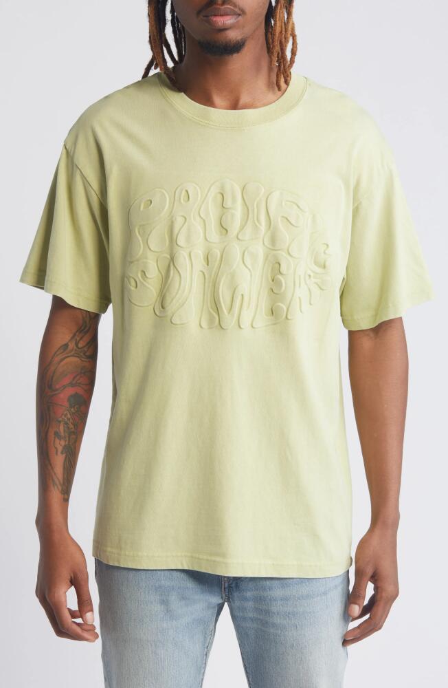 PacSun Trippy Cotton Graphic T-Shirt in Green Cover