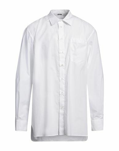 Grifoni Man Shirt White Cotton Cover