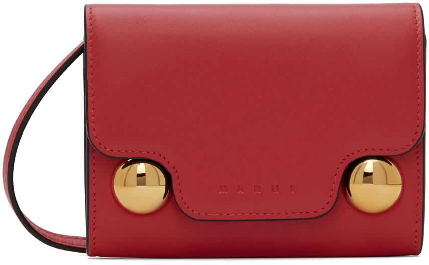 Marni Red Coin Holder Wallet Cover