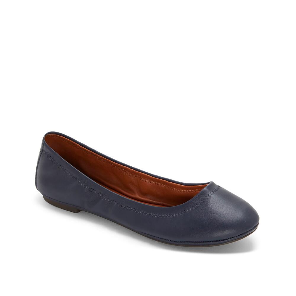 Lucky Brand Emmie 2 Flat | Women's | Navy Cover