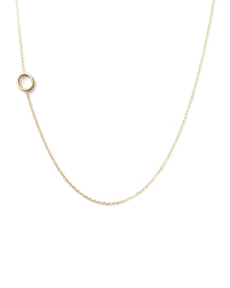 Maya Brenner Designs 14k Yellow Gold Mini Letter Necklace Cover