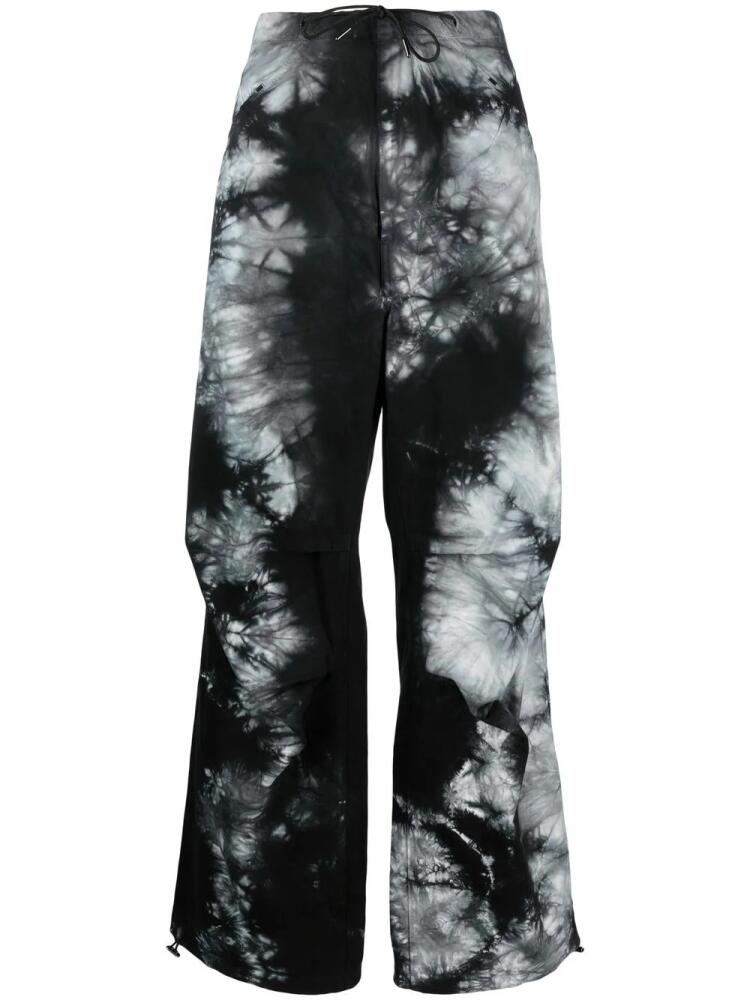 DARKPARK tie-dye cargo pants - Black Cover