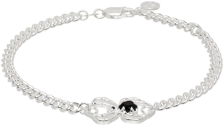 Stolen Girlfriends Club Silver Onyx Spider Bracelet Cover