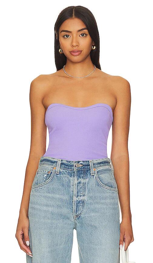 LA Made Del Rey Tube Top in Lavender Cover