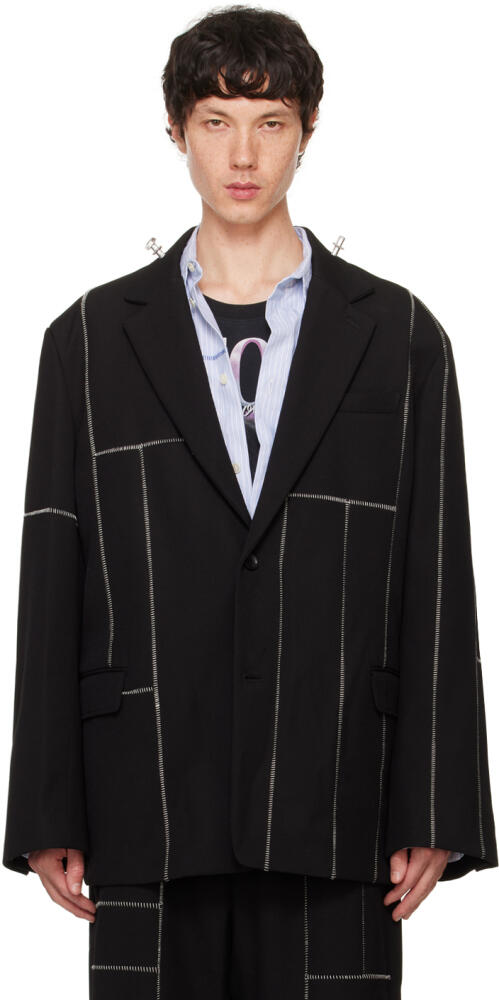 doublet Black Frankenstein Cutting Blazer Cover