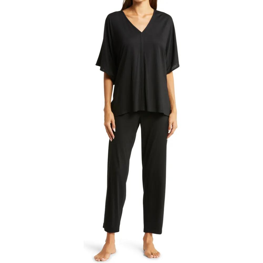 Natori Shangri La Pajamas in Black Cover