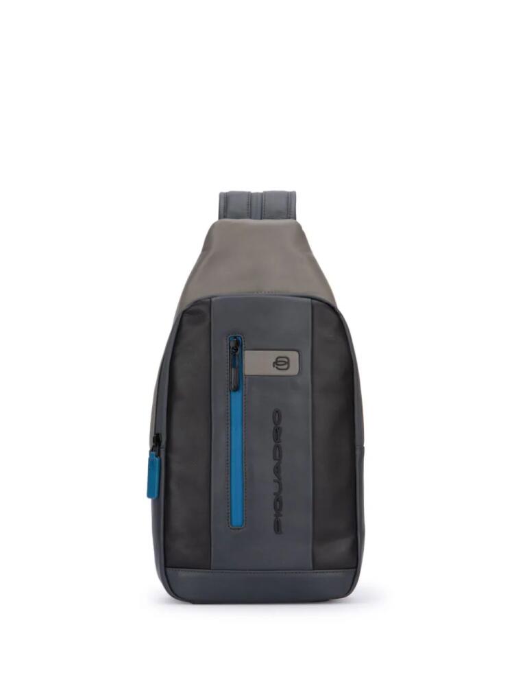 PIQUADRO leather backpack - Grey Cover