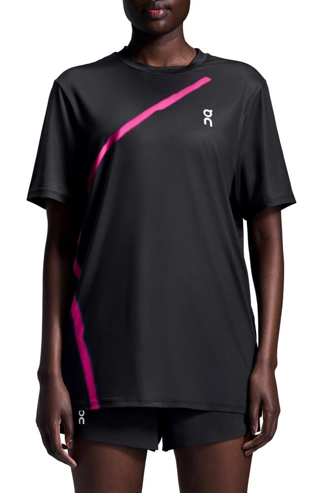 On Court Tennis T-Shirt in Black Cover