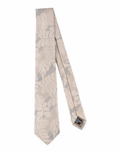 Emporio Armani Man Ties & bow ties Beige Silk Cover